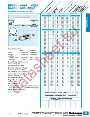 0819-14G datasheet  